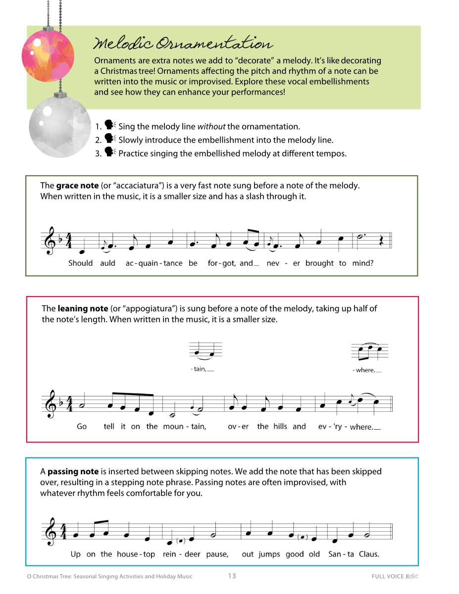 O Christmas Tree: Seasonal Singing Activities and Holiday Music (Digital PDF)