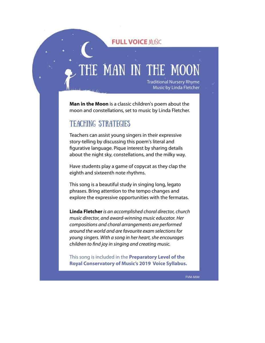 The Man in the Moon by Linda Fletcher