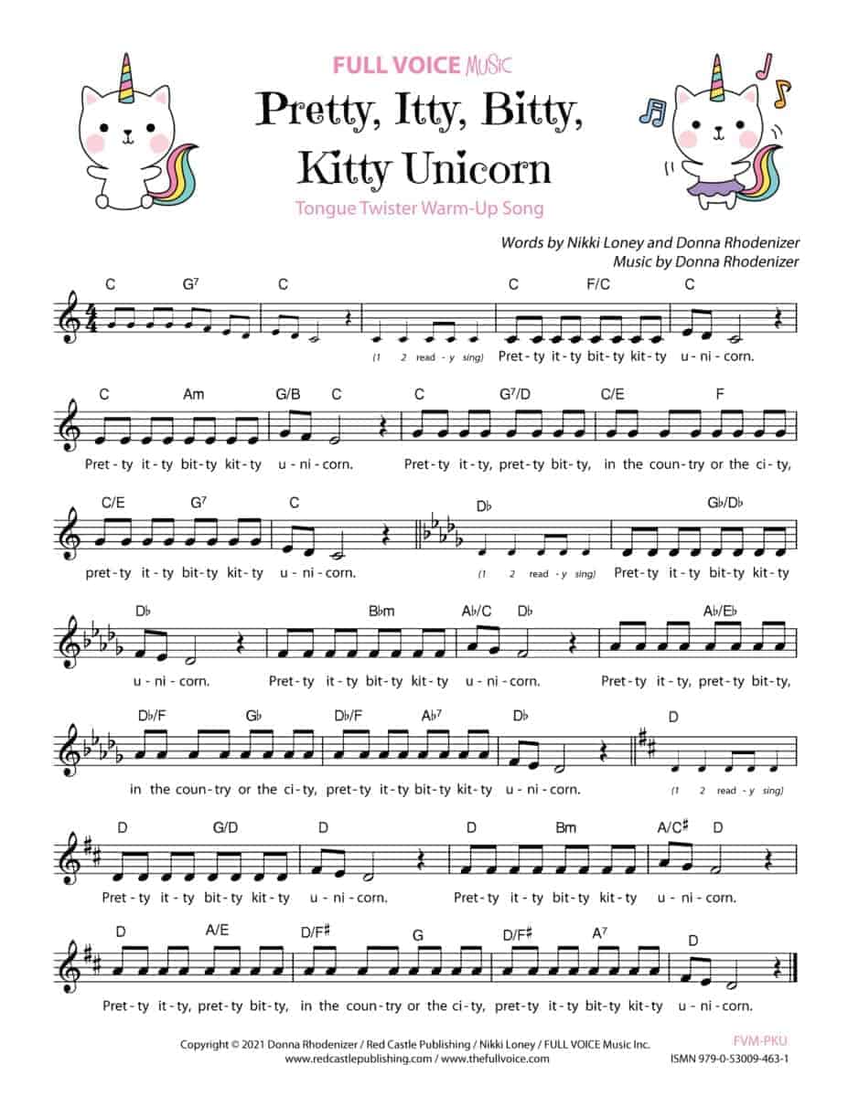 Pretty, Itty, Bitty, Kitty Unicorn