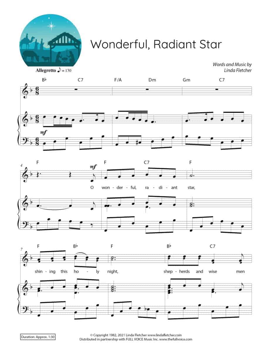 Wonderful, Radiant Star by Linda Fletcher