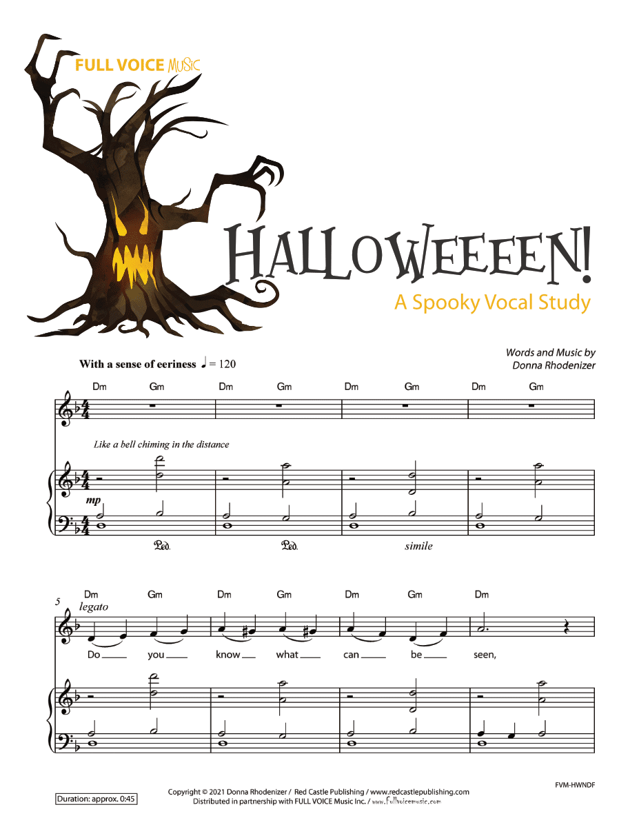 Halloweeeen! (A Spooky Vocal Study)