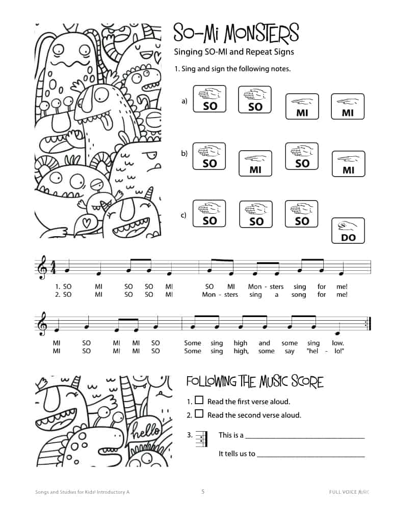 Songs and Studies for Kids! Introductory A (Digital PDF)