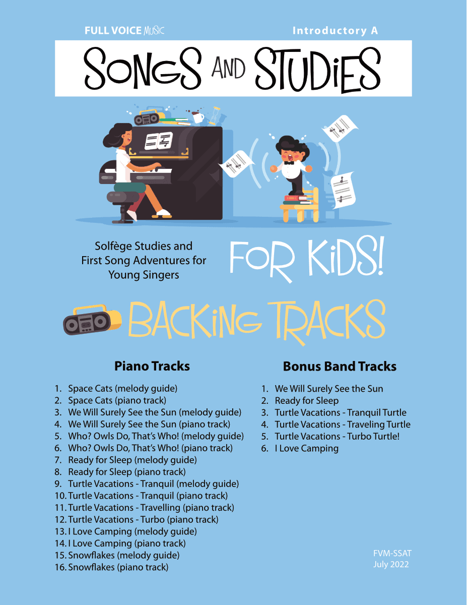 Songs and Studies for Kids! Introductory A (Backing Tracks)