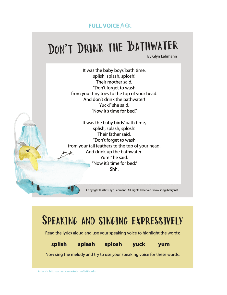 Don’t Drink the Bathwater by Glyn Lehmann
