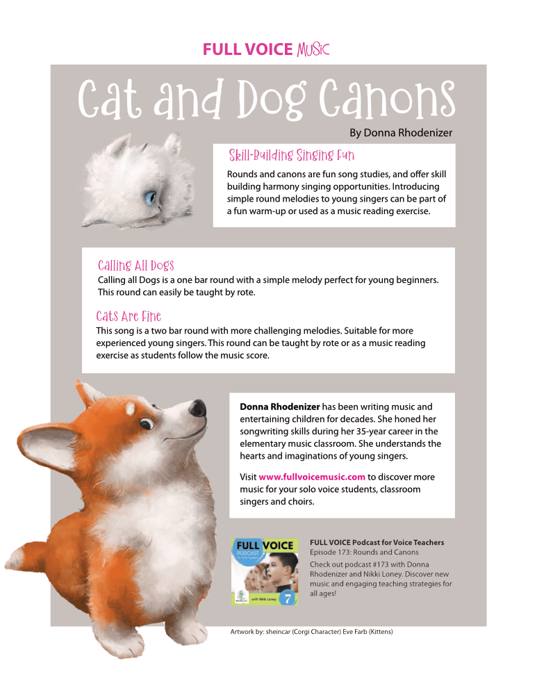 Cat and Dog Canons for Kids!
