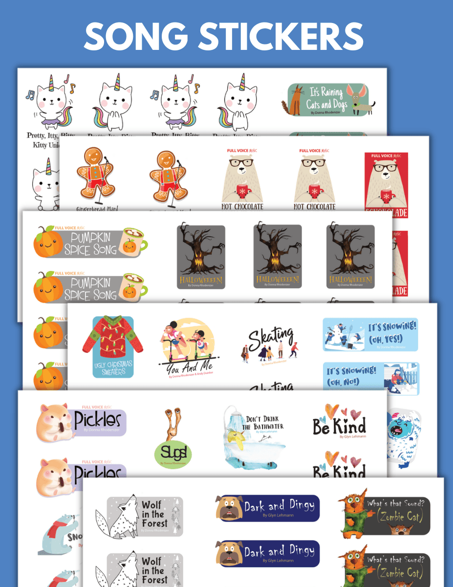 Song sticker package