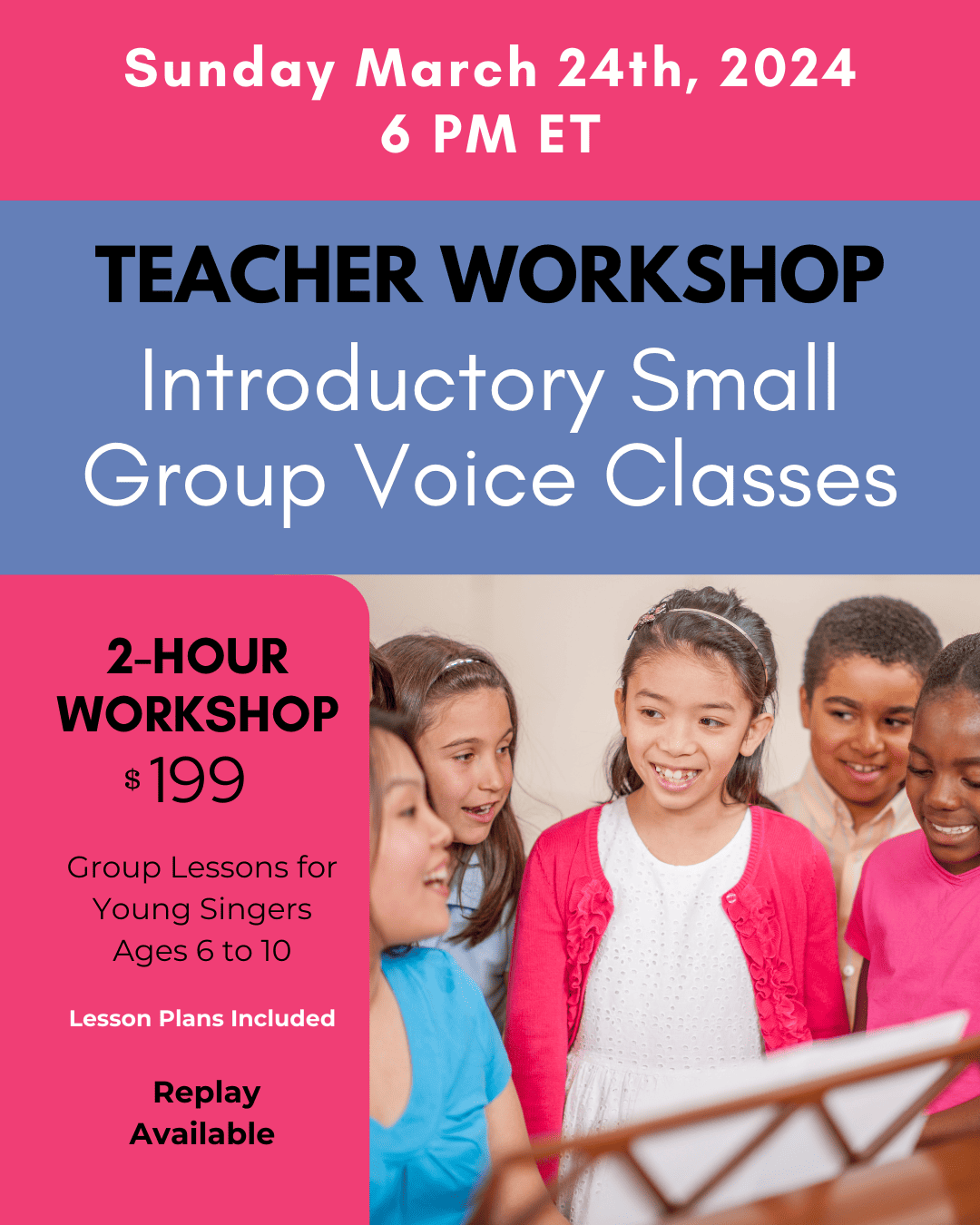 Introductory Small Group Vocal Class Workshop