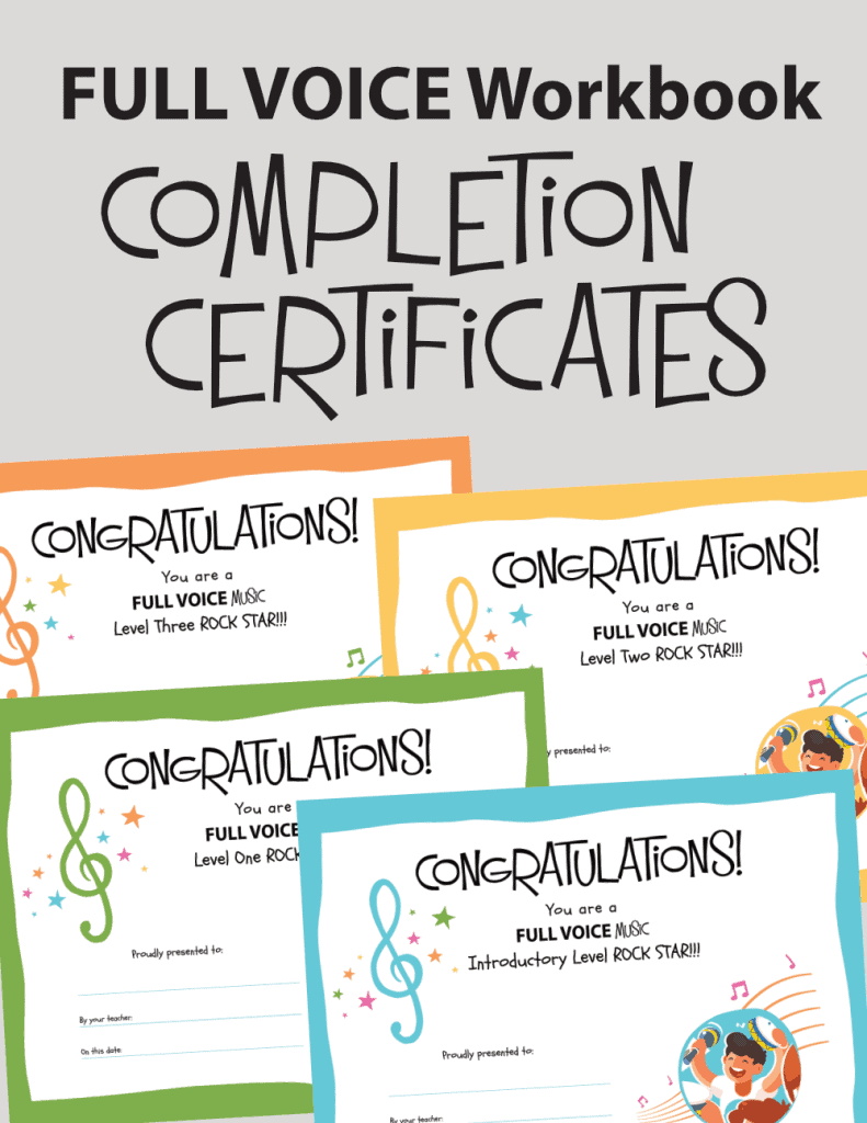Image of all four certificates